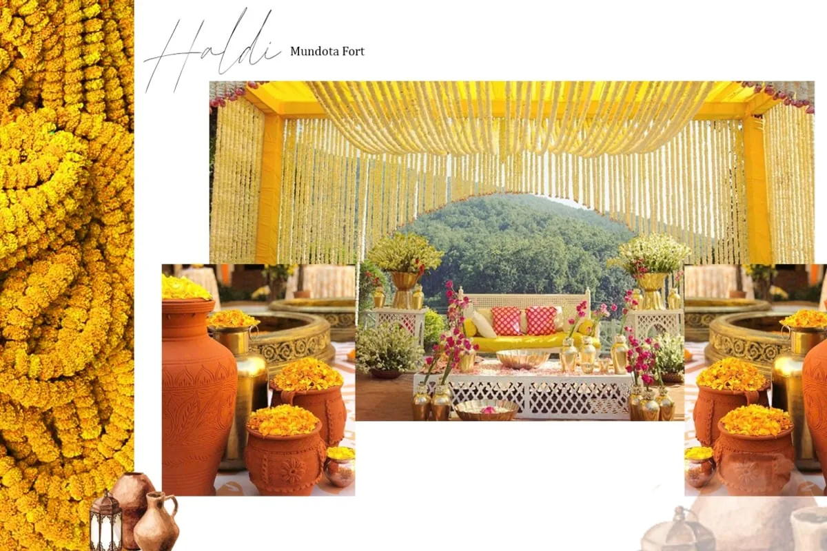 Delhi reception decor